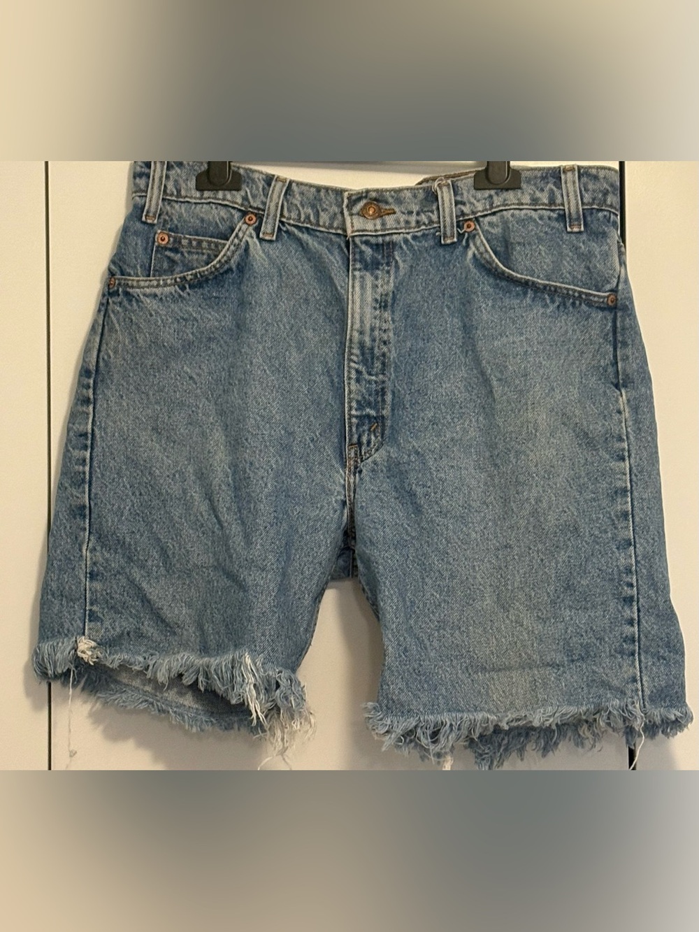 Levi’s 505 Classic High-Waist Light Blue Denim Shorts - Women's
